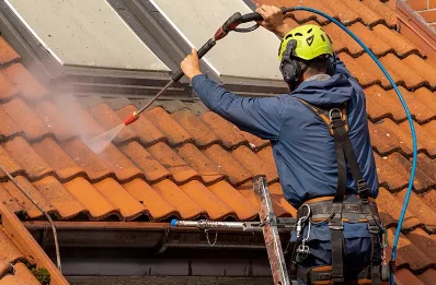 Démoussage et hydrofuge de toiture à Vayres